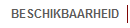 BESCHIKBAARHEID